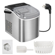 Electric Ice Maker 12Kg/24H 6 Minutes/9Pcs Ice Cubes Kitchen Appliances Electric Cubes Professional Ice Machine for Home Coffee