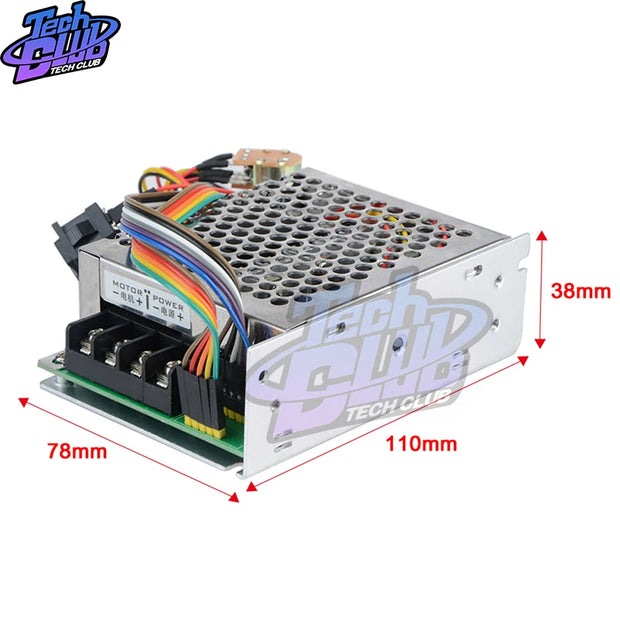 Digital Display 0~100% adjustable 10-55V 60A PWM DC Motor Speed Controller 12V 24V 48V 2000W MAX Reversible Potentiometer