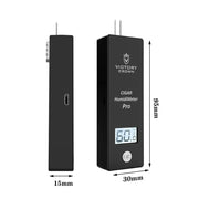Digital USB Pocket Cigarettes Damp Detector Density Digital Smoking Humidity LCD Gadget Cigar Moisture Meter Tobacco Hygrometer