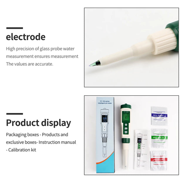 Portable  Digital Display Electronic PH Meter YY-1030 Automatic Digital Dough Special Food PH Meter Test Pen
