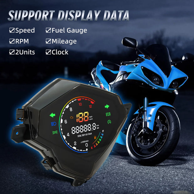 Digital Instrument  Motorcycle Speedometer RPM Meter Dashboard For YAMAHA Mio125 MIO i125 Mio110 Mio M3 METER DIGITAL Odometer