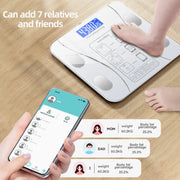 Digital bathroom scale-high-precision weighing scale, with large display screen, durable and sturdy structure,