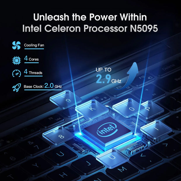 intel N5095 15.6" gaming laptops portable notebook computer pc 16GB 32GB DDR4 512GB 1TB SSD Windows11 IPS Backlit Keyboard deals
