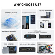 FIREBAT S1 Intel N100 CPU Mini PC Computer Gamer Gaming DDR4 16GB RAM 512GB SSD Windows 11 BT4.2 Dual HDMI Desktops Computer