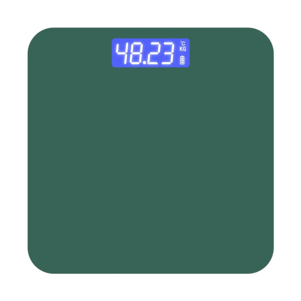 Digital Bathroom Scale 7 Styles Intelligent LCD Display High-Strength Weighing Scales with Temperature Feature Weight management
