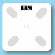 Digital Bathroom Scale 7 Styles Intelligent LCD Display High-Strength Weighing Scales with Temperature Feature Weight management