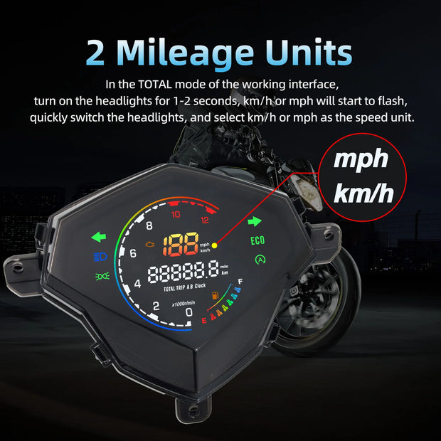 Digital Instrument  Motorcycle Speedometer RPM Meter Dashboard For YAMAHA Mio125 MIO i125 Mio110 Mio M3 METER DIGITAL Odometer