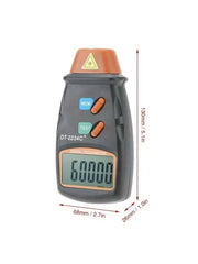 DT-2234C+ Digital Photo Tachometer Digital Engine Tachometer Digital Speedometer Digital Laser Photo Tachometer Non Contact Tach