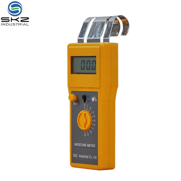 Digital Textile Moisture Meter Fast Measurement Garment Clothes Yarn Leather Humidity Sensor Potable Textile Work Hygrometer
