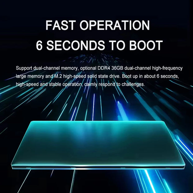 JX-S9 Gaming Laptop Computer AMD R7 4700U 15.6 inch Thin and light Laptop Windows 11 32GB DDR4 2TB Fingerprint unlock notebook