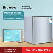 Household Small Refrigerator with Deep Freezers Rental Room Double Door Fridge Freezer First Level Energy Saving Refrigerator Z