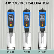 Digital Penetration PH Meter Dough Meat Vegetable Fruit Sauces Semi-solid PH Tester Acidimeter with Temperature Measurement