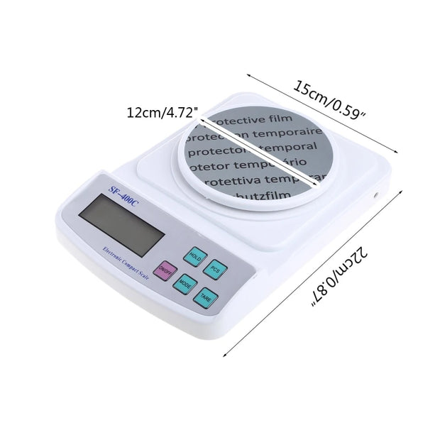 Digital Lab Scale 500g x 0.01g Precision Electronic Scale LCD Display Analytical Balance Jewelry Scale Scientific Scale 367D