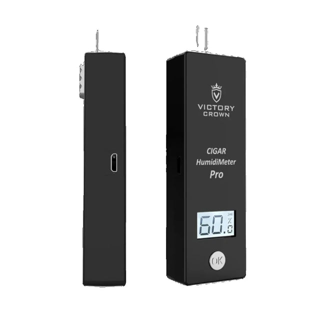 Digital USB Pocket Cigarettes Damp Detector Density Digital Smoking Humidity LCD Gadget Cigar Moisture Meter Tobacco Hygrometer