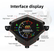 Digital Instrument  Motorcycle Speedometer RPM Meter Dashboard For YAMAHA Mio125 MIO i125 Mio110 Mio M3 METER DIGITAL Odometer